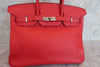 Secondhand Hermes Birkin Handbag Taurillon Clemence