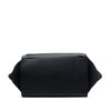 Celine Medium Drummed Calfskin and Suede Trapeze Double Zip Satchel Secondhand