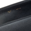 Celine Medium Drummed Calfskin and Suede Trapeze Double Zip Satchel Secondhand