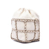 Chanel Mini Lambskin CC Chain Frame Drawstring Bucket Bag Secondhand