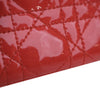 Secondhand Dior Small Patent Cannage Lady Dior Voyageur Coin Purse