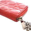 Secondhand Dior Small Patent Cannage Lady Dior Voyageur Coin Purse