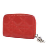 Secondhand Dior Small Patent Cannage Lady Dior Voyageur Coin Purse