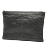 Balenciaga Lambskin Motocross Classic Clip M Clutch Secondhand