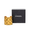 Chanel Gold Plated Quilted Bangle Secondhand