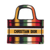 Secondhand Dior Mini D Stripes Book Tote