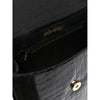 Secondhand Yves Saint Laurent Black Crocodile Leather Bag - '70s
