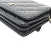 Chanel Mini CC Quilted Caviar Wallet On Chain Secondhand