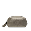 Gucci Metallic Leather Soho Cosmetic Pouch Secondhand