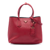 Secondhand Prada Large Saffiano Cuir Double Satchel