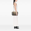 Burberry Smoke Check Coated Canvas Gilmoure Satchel Secondhand