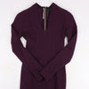 Roland Mouret Deep V-Neck Fitted Midi Dress in Plum – EU 34 Secondhand