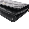 Chanel CC Quilted Caviar Wallet on Chain Secondhand