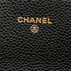 Secondhand Chanel CC Quilted Caviar Classic Flap Wallet