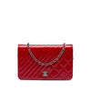 Chanel Quilted Patent Coco Boy Wallet On Chain Secondhand