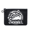 Secondhand Chanel Medium Canvas La Pausa Zip O Case Clutch