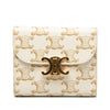 Celine Triomphe Coated Canvas Triomphe Trifold Wallet Secondhand