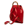 Gucci Calfskin Bamboo Drawstring Backpack Secondhand