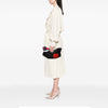 Alexander McQueen Printed Satin Heart De Manta Clutch Secondhand