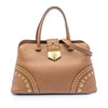 Secondhand Prada Studded Saffiano Cuir Promenade Satchel