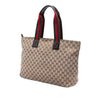 Gucci GG Canvas Web Tote Secondhand