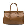 Prada City Calf Frame Top Handle Tote Secondhand
