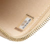 Secondhand Chanel Mini Quilted Iridescent Caviar Pearl On Top Vanity Case With Chain