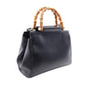 Gucci Small Leather Bamboo Nymphaea Satchel Secondhand