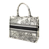 Dior Medium Embroidered Canvas Toile De Jouy Book Tote Secondhand