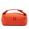 Hermès Small Toile Bride A Brac Case Secondhand