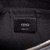 Fendi Zucca Shadow Calfskin Diagonal Front Zip Clutch Secondhand