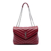 Saint Laurent Medium Matelasse Calfskin Monogram LouLou Shoulder Bag Secondhand