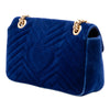 Gucci Medium GG Marmont Matelasse Velvet Shoulder Bag Secondhand