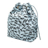 Miu Miu Printed Canvas Drawstring Pouch Secondhand