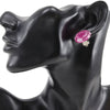 Secondhand Chanel CC Resin Camellia Clip On Earrings