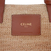 Celine Teen Supple Raffia Cuir Triomphe Classic Panier Tote Secondhand