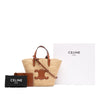Celine Teen Supple Raffia Cuir Triomphe Classic Panier Tote Secondhand