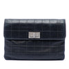 Chanel Choco Bar Lambskin Reissue 2.55 Flap Clutch Secondhand