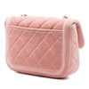 Chanel Mini Quilted Velvet Double Frame Flap Secondhand