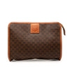 Celine Macadam Coated Canvas Clutch Secondhand
