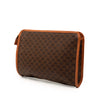 Celine Macadam Coated Canvas Clutch Secondhand