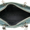 Dior Large Denim Cannage Acrylic Handles Lady Dior Secondhand