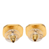 Secondhand Chanel CC Gold Plated Push Back Earrings