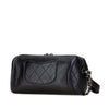 Chanel Calfskin Signature Chain Signe Bowling Bag Secondhand