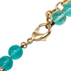 Chanel CC Gold Tone Strass and Bead Strand Necklace Secondhand