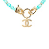 Secondhand Chanel CC Gold Tone Strass and Bead Strand Necklace