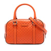 Gucci Small Microguccissima Bree Satchel Secondhand