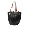 LOEWE Paulas Ibiza Perforated Leather Shell Basket Tote Secondhand