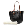 LOEWE Paulas Ibiza Perforated Leather Shell Basket Tote Secondhand