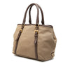 Prada Canvas Canapa Logo Bow Satchel Secondhand